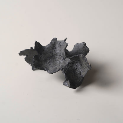 手捏造型擺件-立體花-小/黑灰色