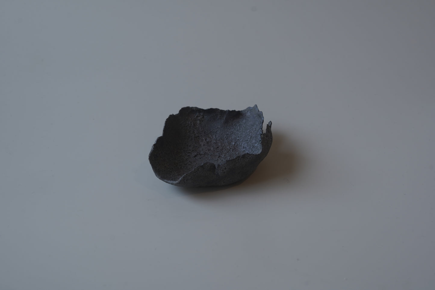 葉型燭台/黑色