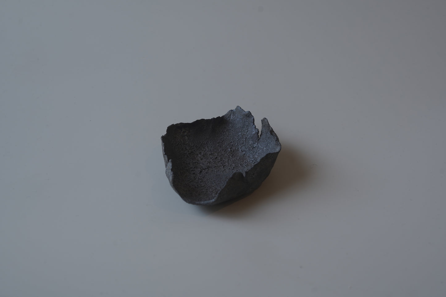 葉型燭台/黑色