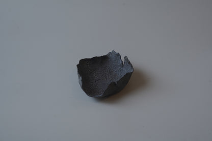葉型燭台/黑色