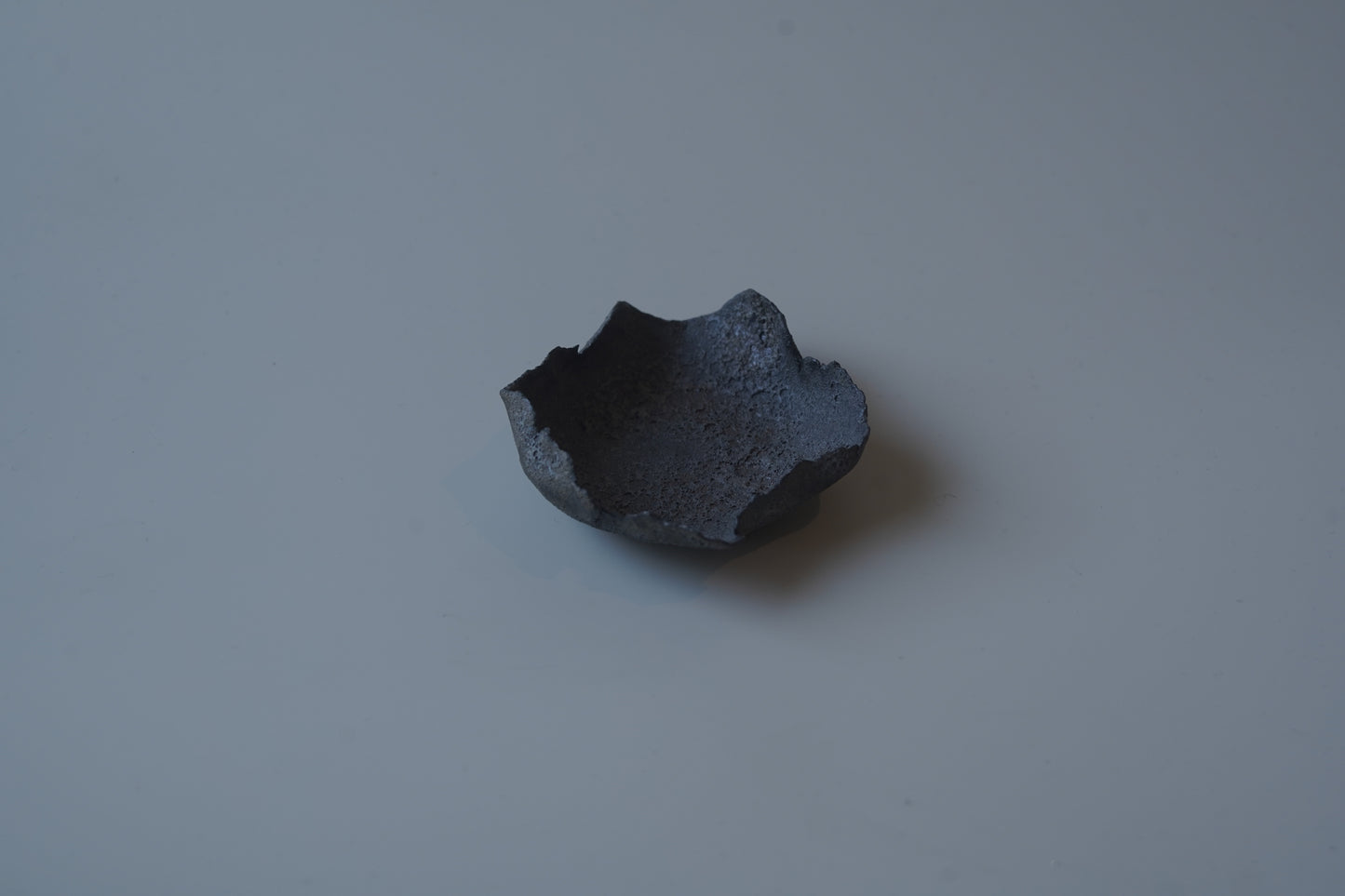 葉型燭台/黑色