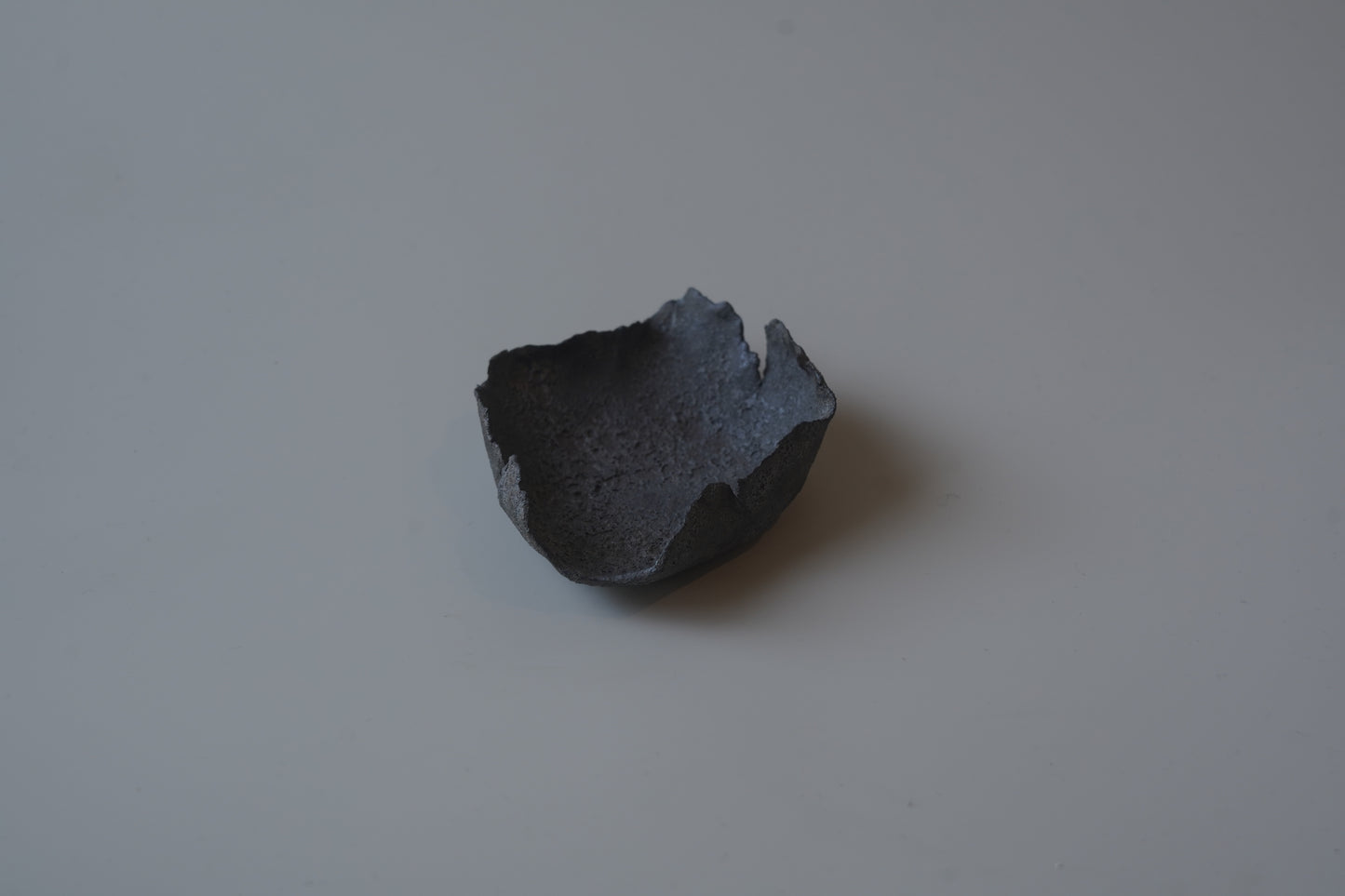 葉型燭台/黑色