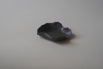葉型燭台/黑色