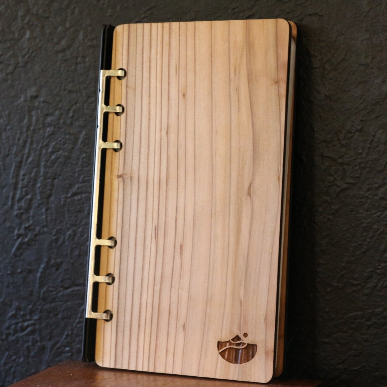 Solid wood notebook