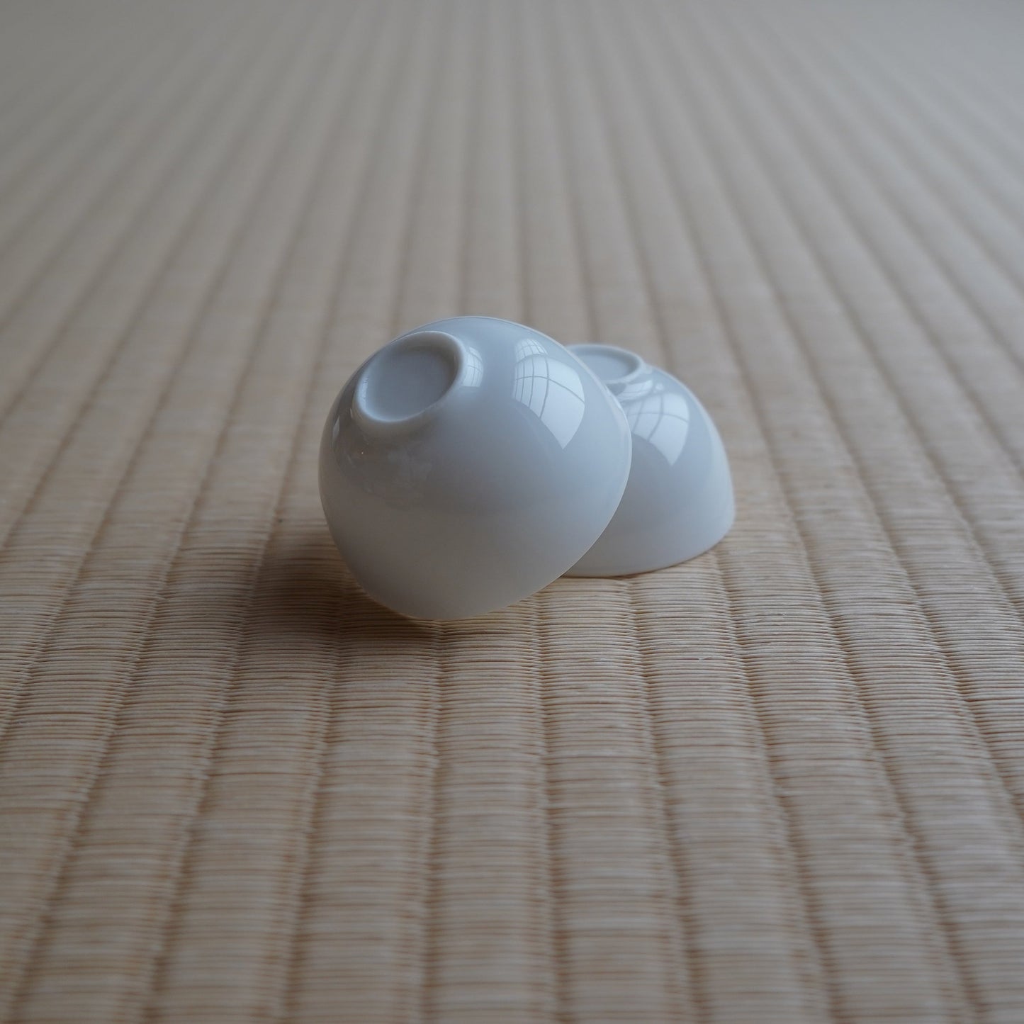 White Porcelain Eggshell Small Cup