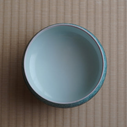 High-Temperature Reduction Fired Blue Glazed Ceramic Water Reservoir