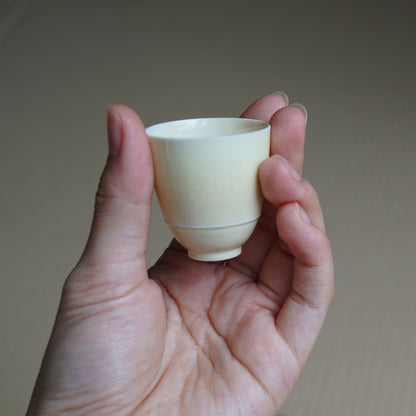 Thin-bodied Gray Glazed Ceramic Eggshell Cup